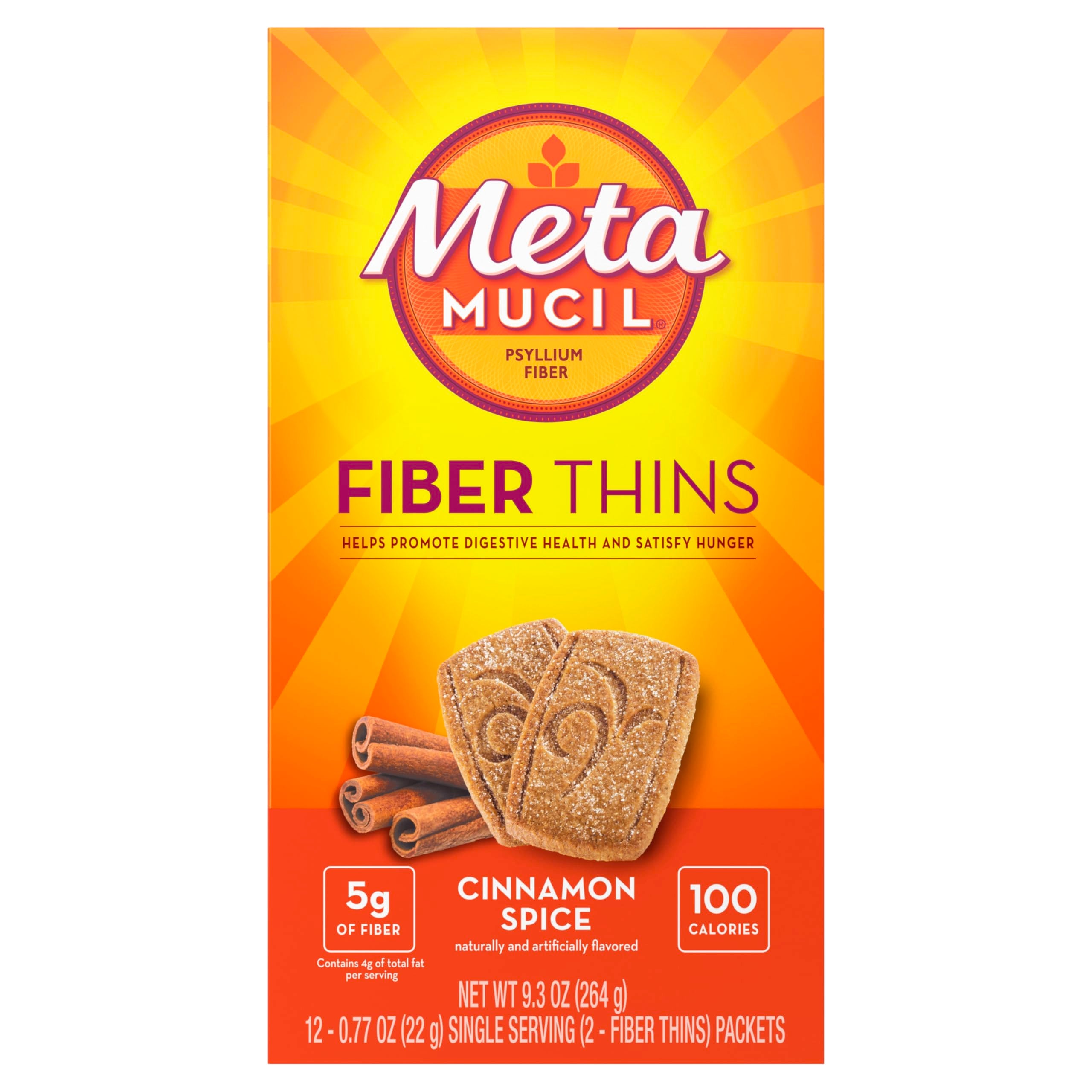 Metamucil barrita desmenuzada sobre yogur desayuno nutritivo y sabroso