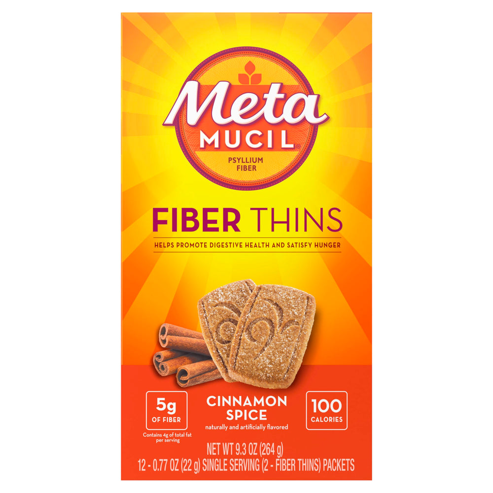 Metamucil barrita desmenuzada sobre yogur desayuno nutritivo y sabroso