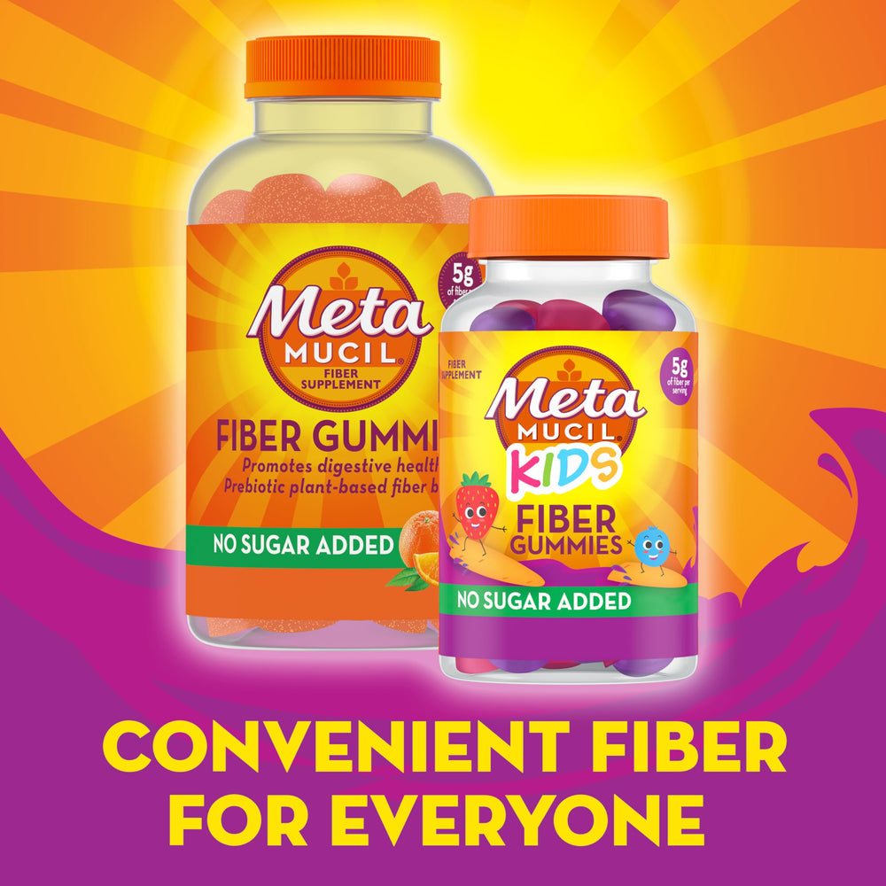 Visión de ingredientes plant-based en Metamucil resaltando prebióticos