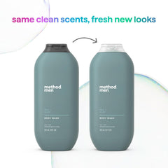 method botella junto a una regla para escala, tamaño de 18 fl oz