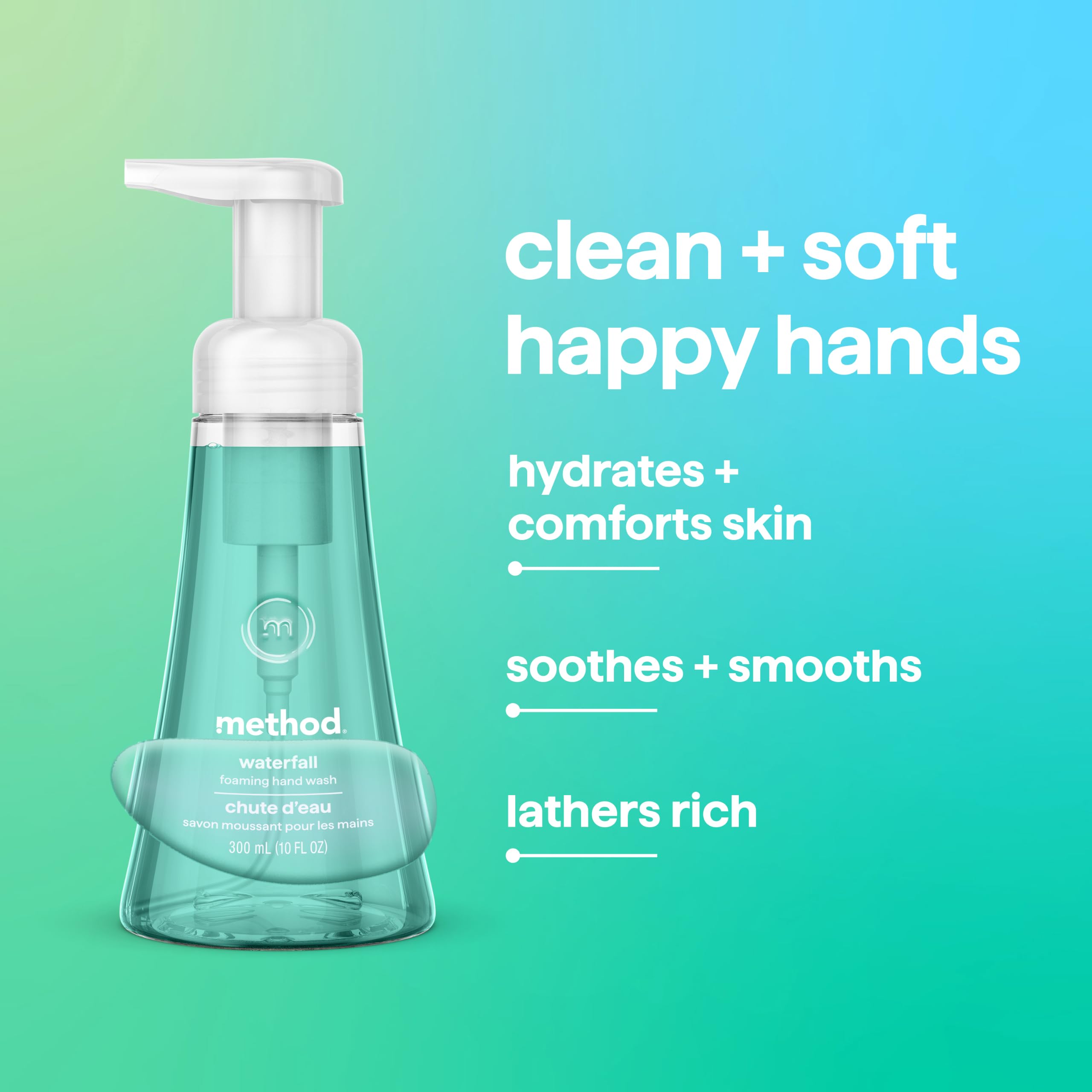 Method refill bottle next to pump for reduced-plastic refill benefit