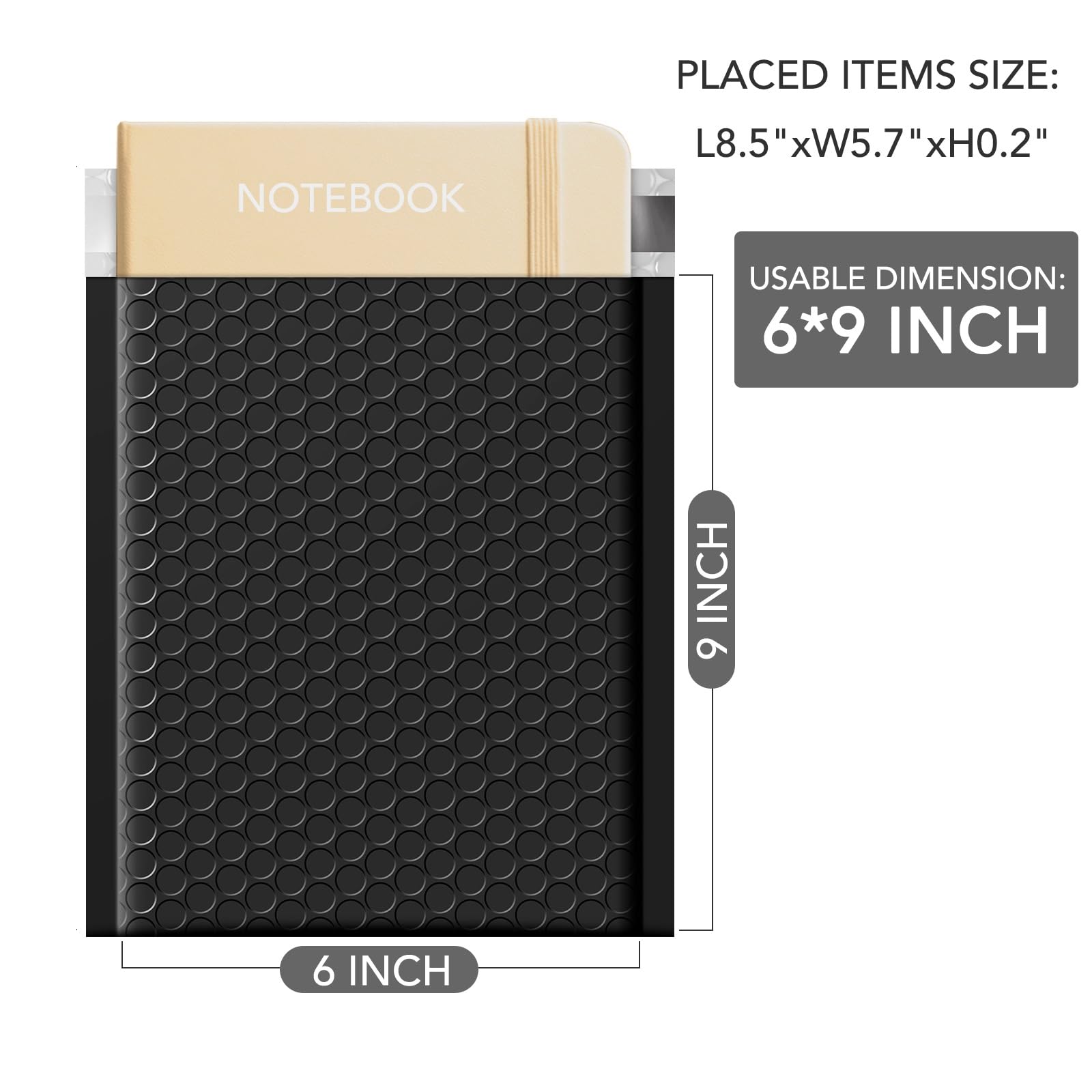 METRONIC textura exterior negra resistente que protege contra humedad y rasgaduras