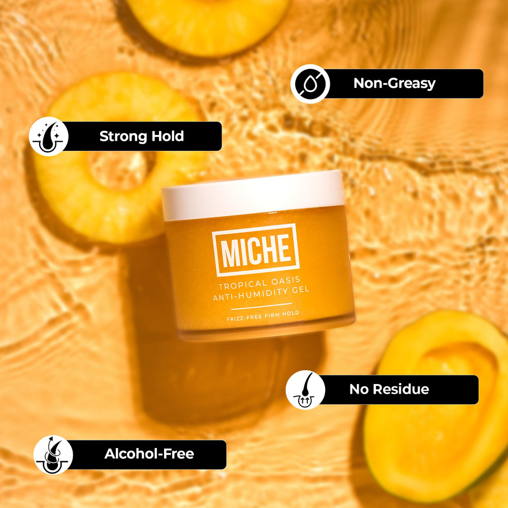 Miche Beauty etiqueta: información de ingredientes y fijación fuerte