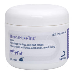 MiconaHex+Triz frasco 50 toallitas práctico para limpieza rápida