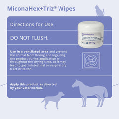 MiconaHex+Triz textura de toallita que muestra suavidad y humectación