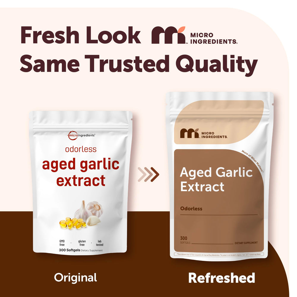 Micro Ingredients primer plano del aceite de ajo en cápsula mostrando textura suave