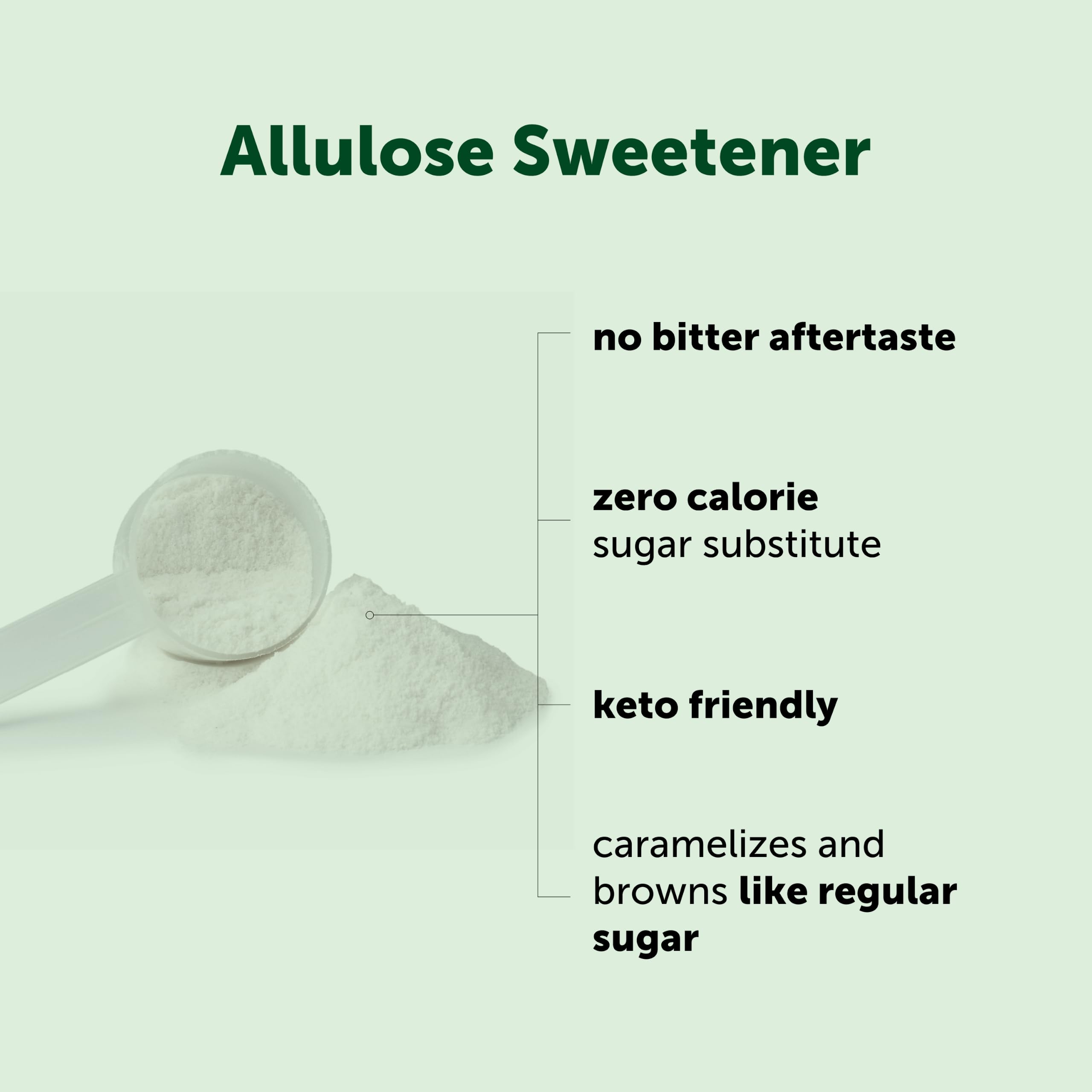 Micro Ingredients cucharada de allulose lista para recetas fáciles