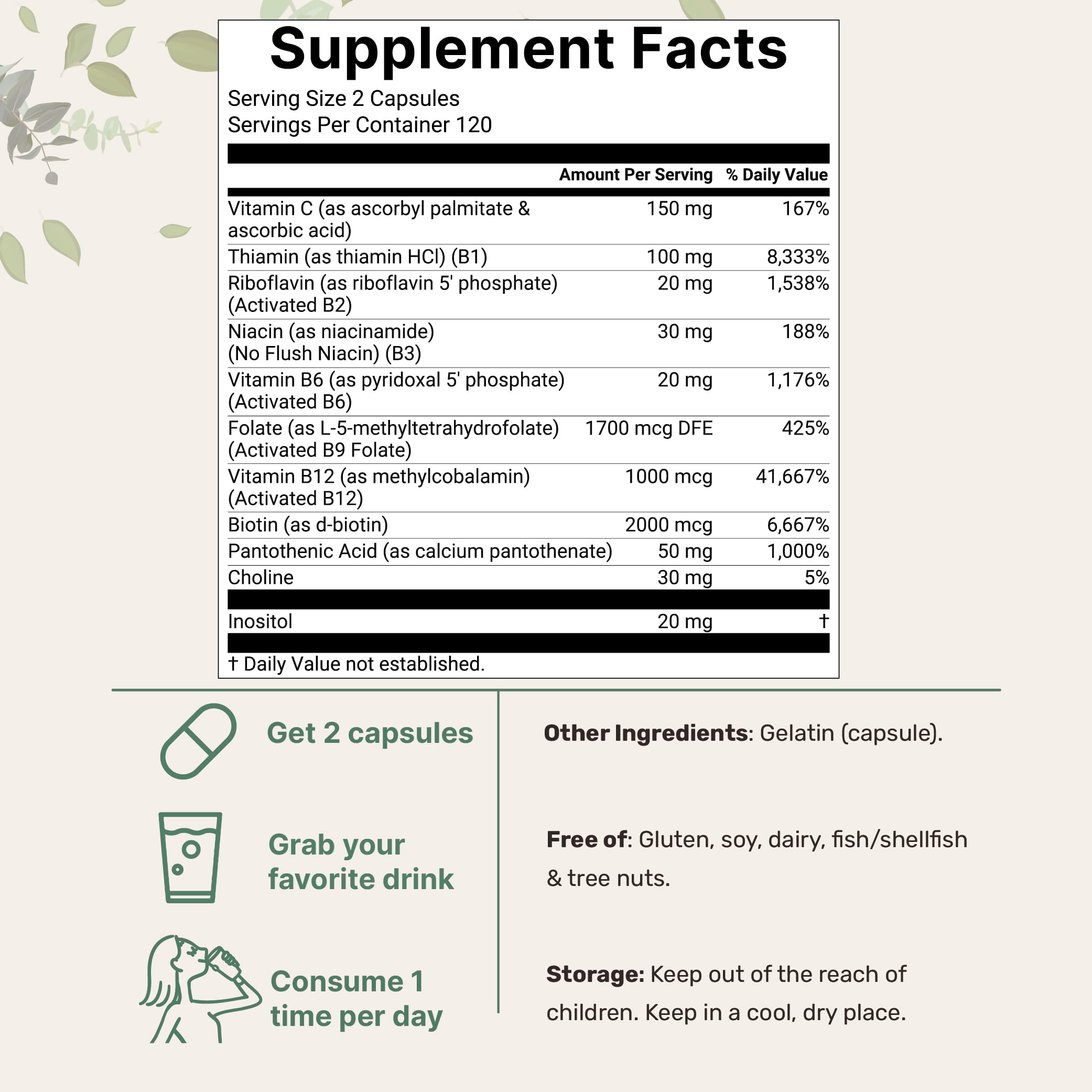 Micro Ingredients cápsulas en mano para dosificación fácil y portátil