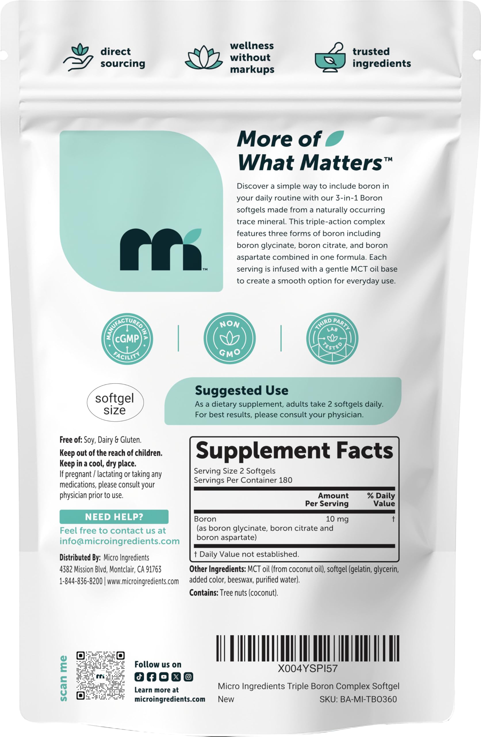 Micro Ingredients estilo de vida, bote junto a suplementos diarios organizados