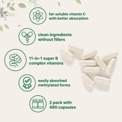 Micro Ingredients cápsula en mano para mostrar escala y cantidad