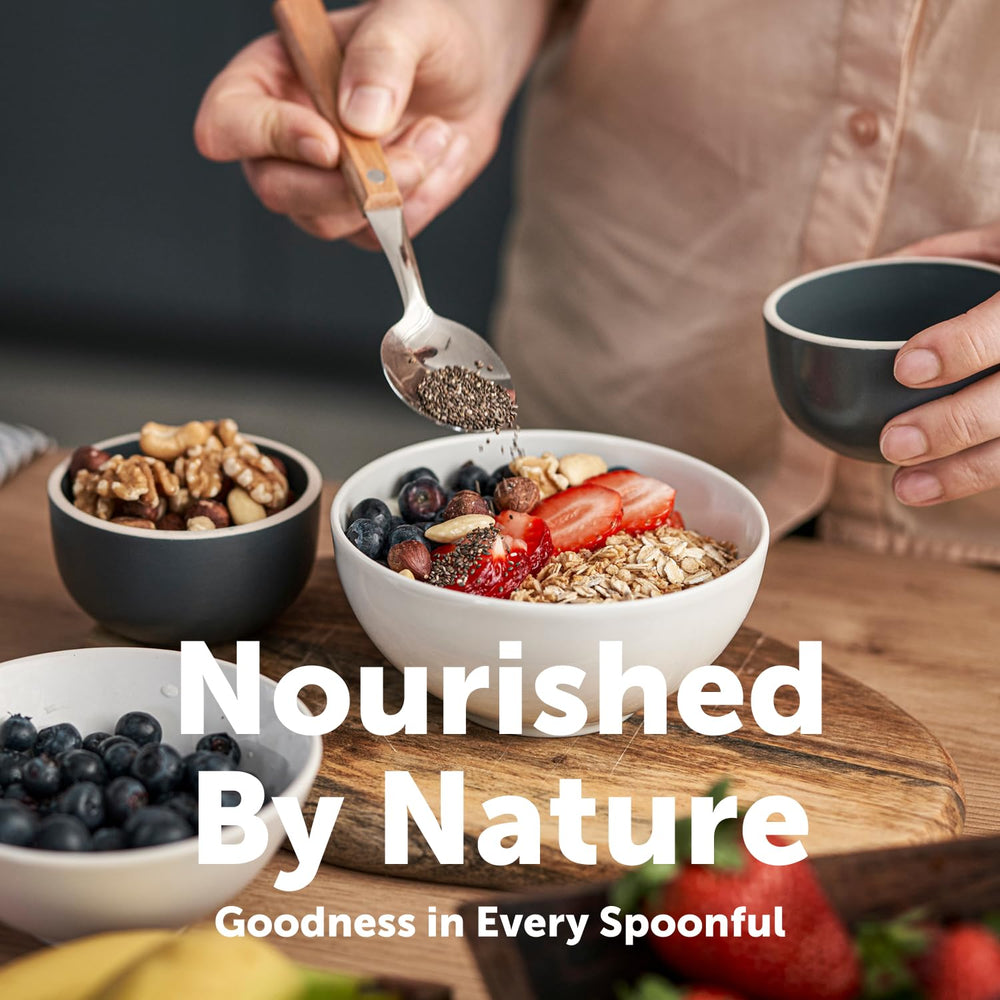 Micro Ingredients chia blended into oatmeal for added fiber and body