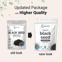 Micro Ingredients cucharada con semillas de comino negro lista para cocinar y tostar