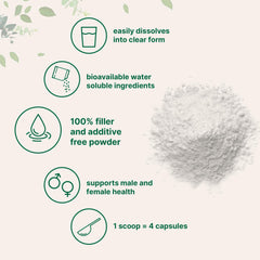 Micro Ingredients powder dissolving in water demonstrating quick-mix convenience