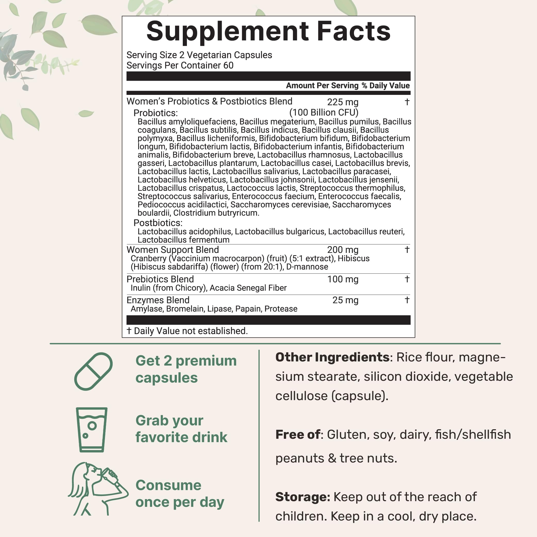 Micro Ingredients cápsulas vegetales apiladas, fácil de tragar