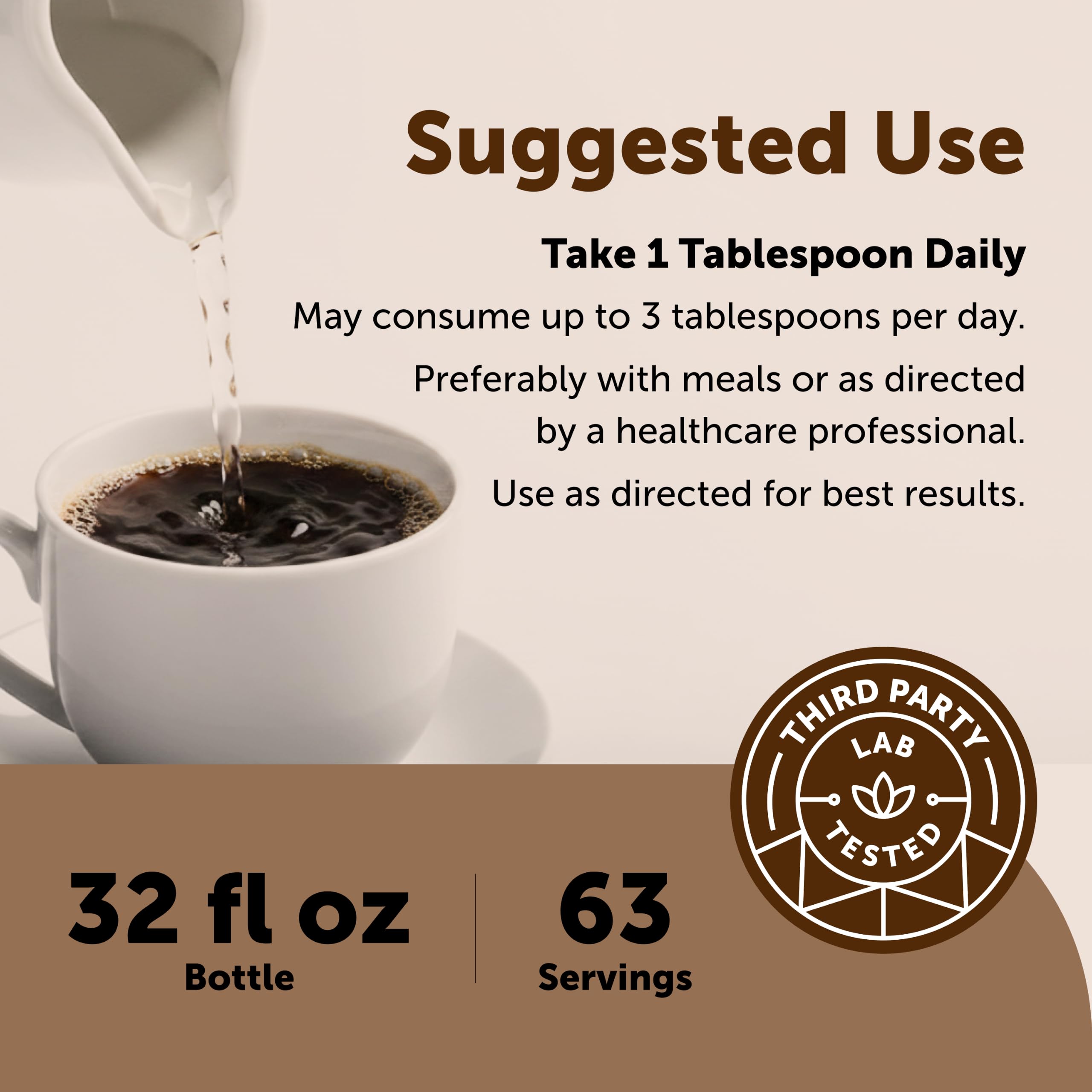 Micro Ingredients vertido en café keto para cremosidad sin sabor