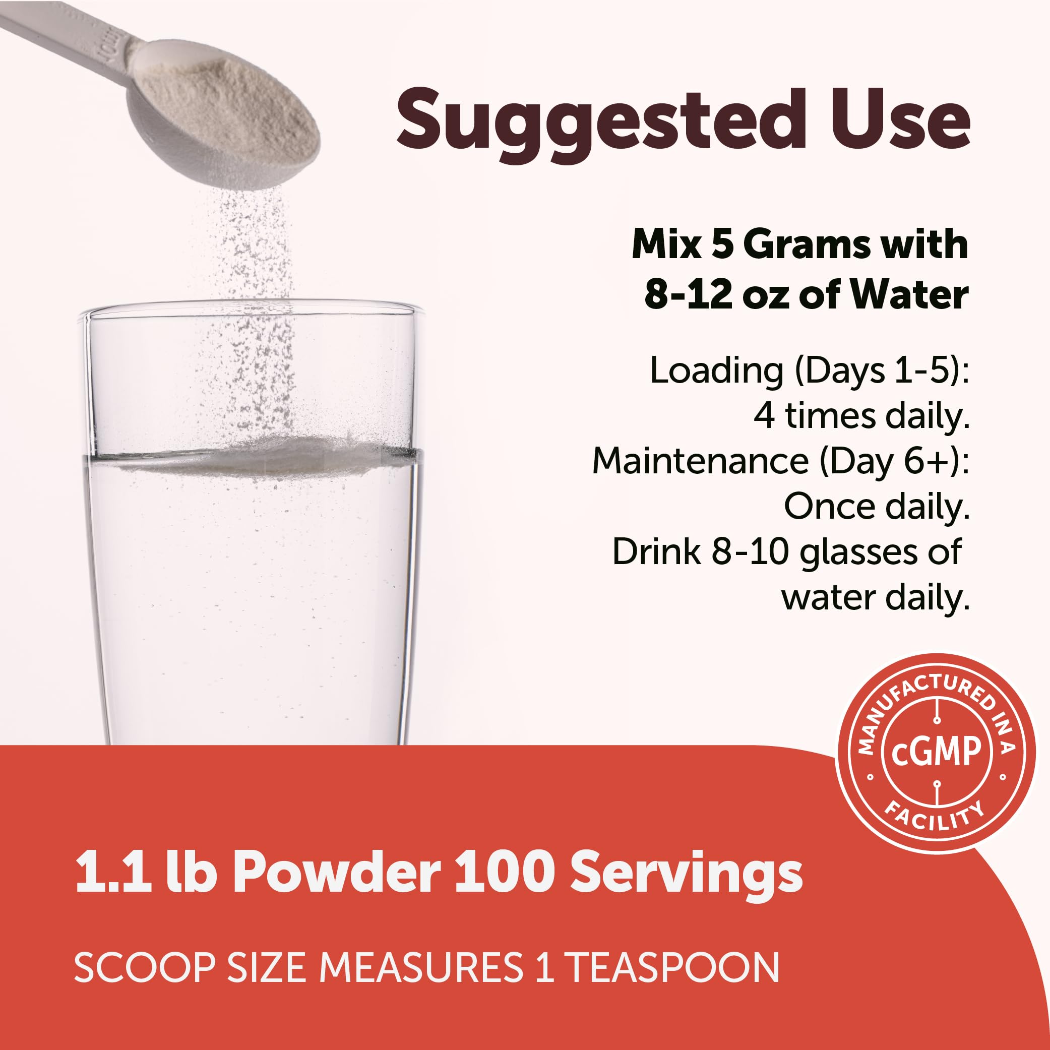 Micro Ingredients polvo disuelto en vaso listo para beber, mezcla homogénea y sin grumos