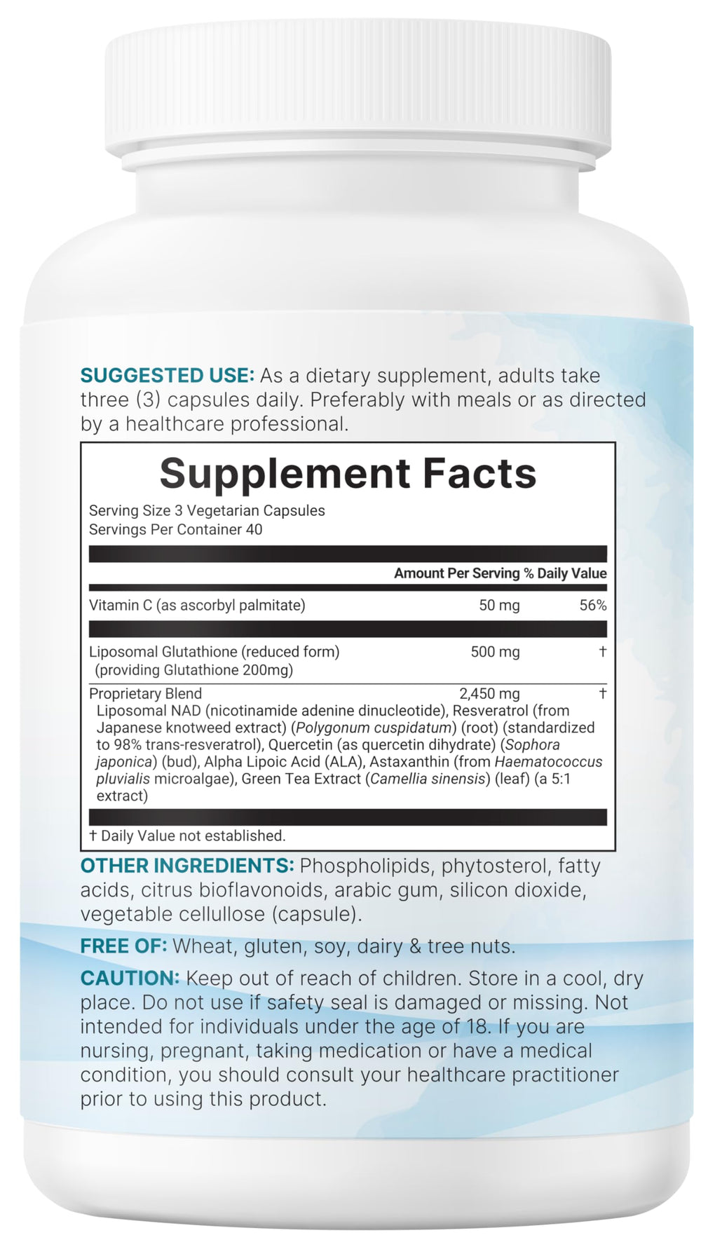Micro Ingredients etiqueta nutricional visible con información de ingredientes