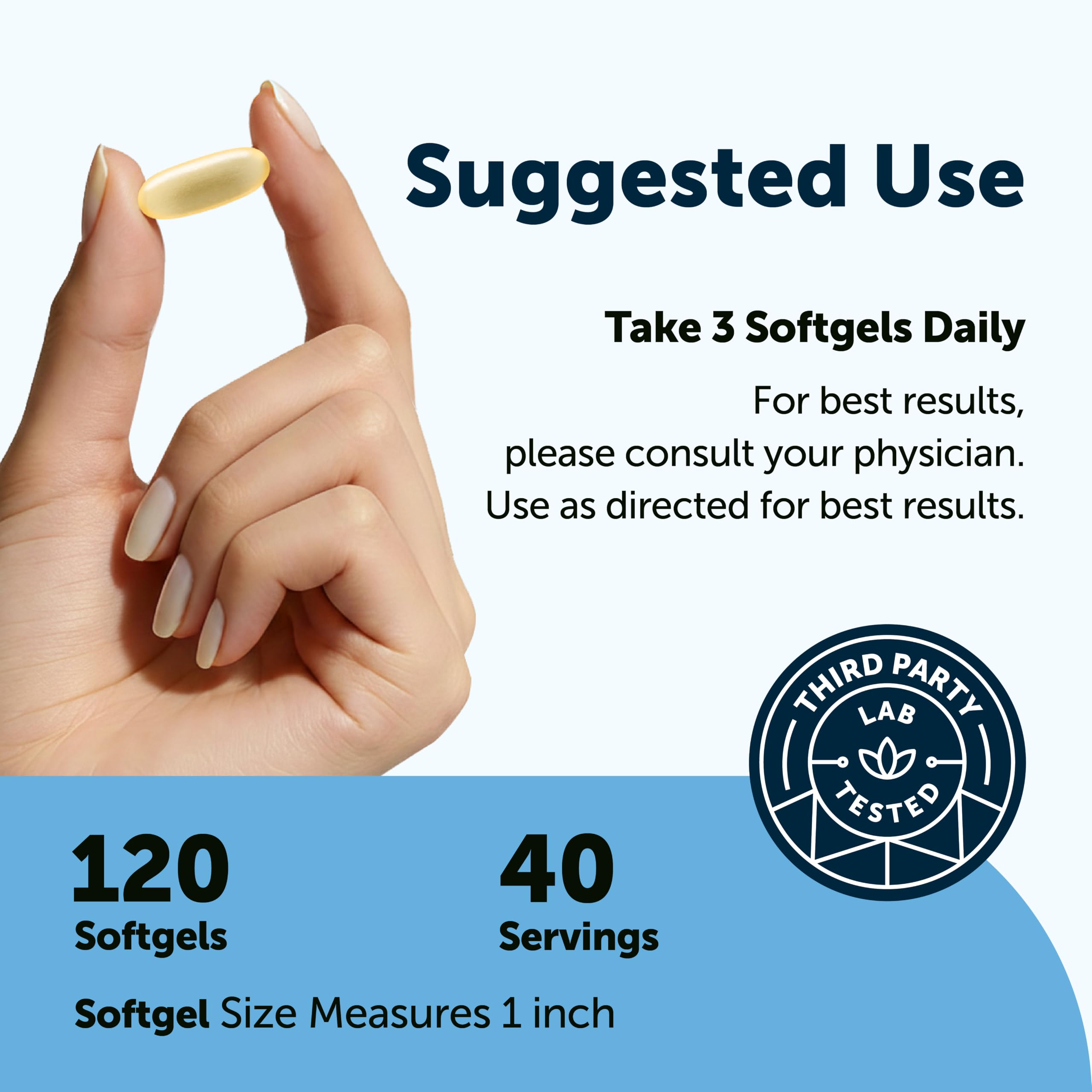 Micro Ingredients etiqueta nutricional detallada mostrando EPA y DHA por servicio