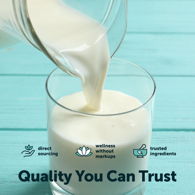 Micro Ingredients etiqueta nutricional y sello cGMP, garantía de calidad y pruebas externas