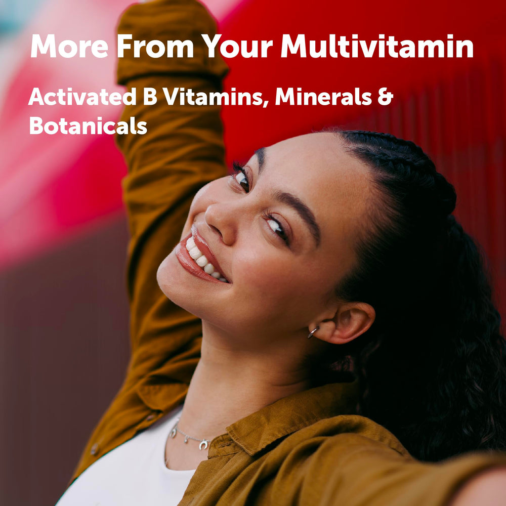 Micro Ingredients etiqueta nutricional clara con listas de vitaminas activas