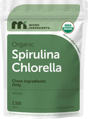 Micro Ingredients frasco frontal mostrando la etiqueta clara y tamaño del producto