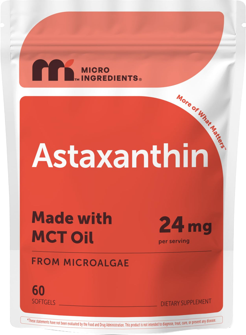 Micro Ingredients front package showing bottle and label for easy identification and trust