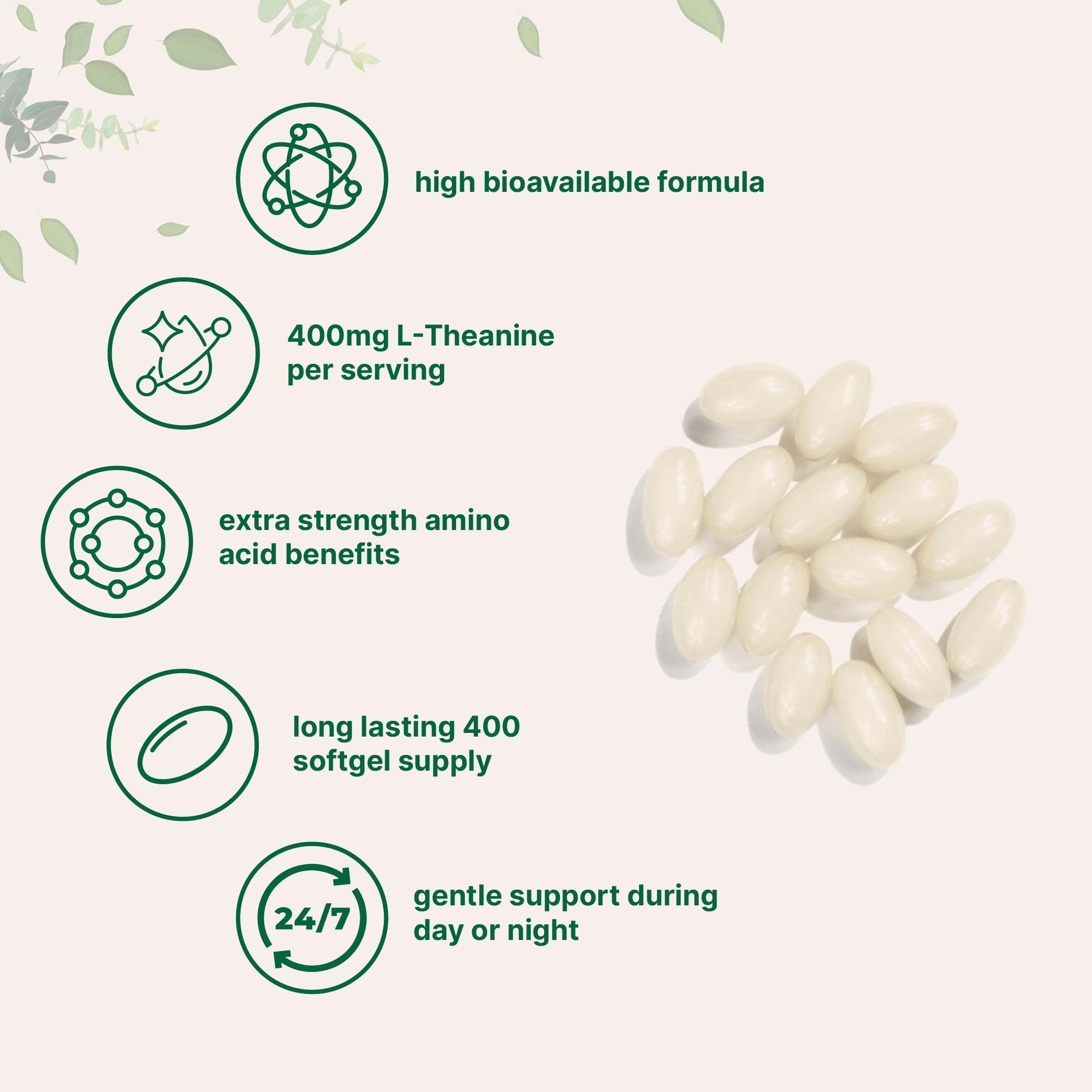 Micro Ingredients softgels en mano para comparación de tamaño y facilidad de uso
