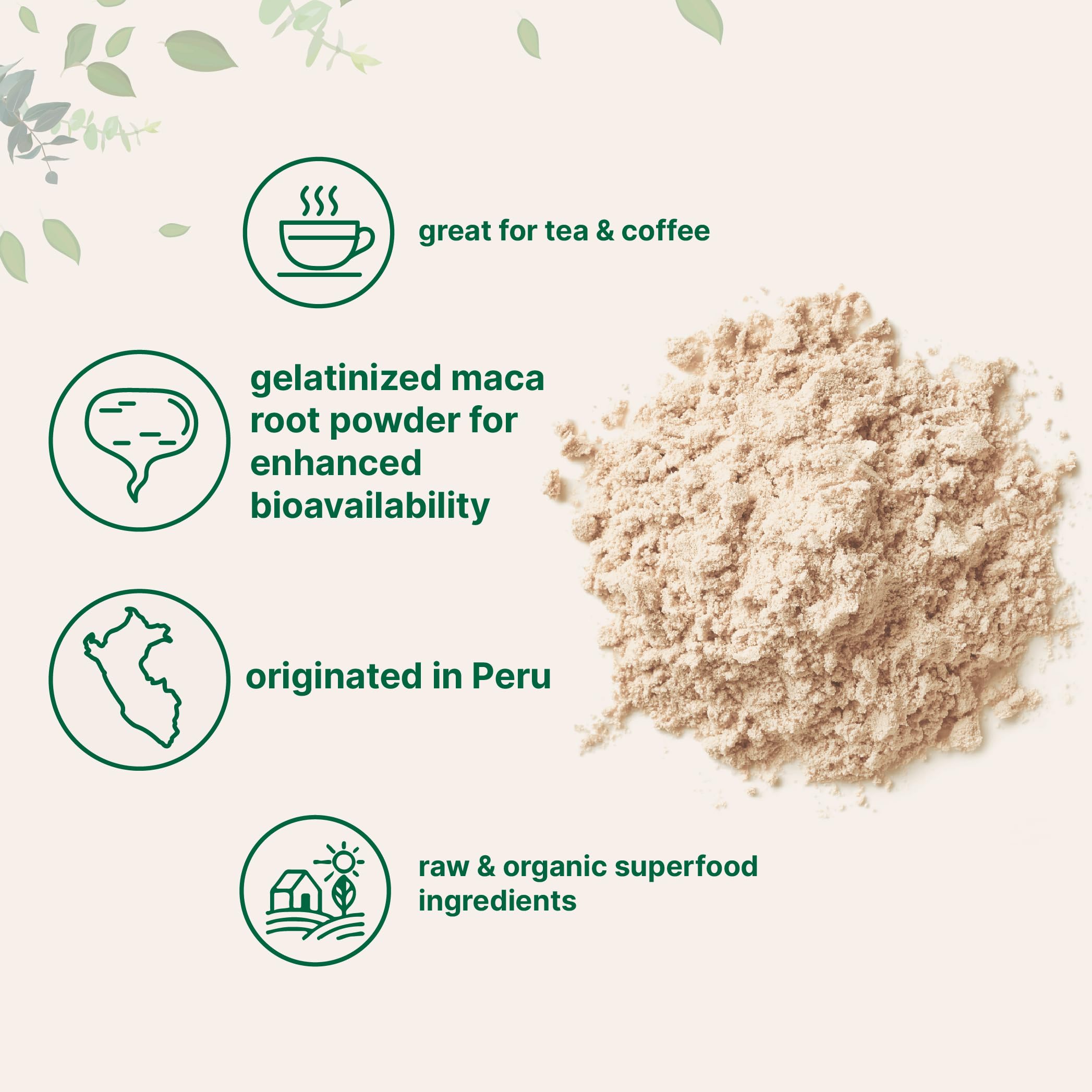 Micro Ingredients batido cremoso con maca, aporte vegetal en desayuno