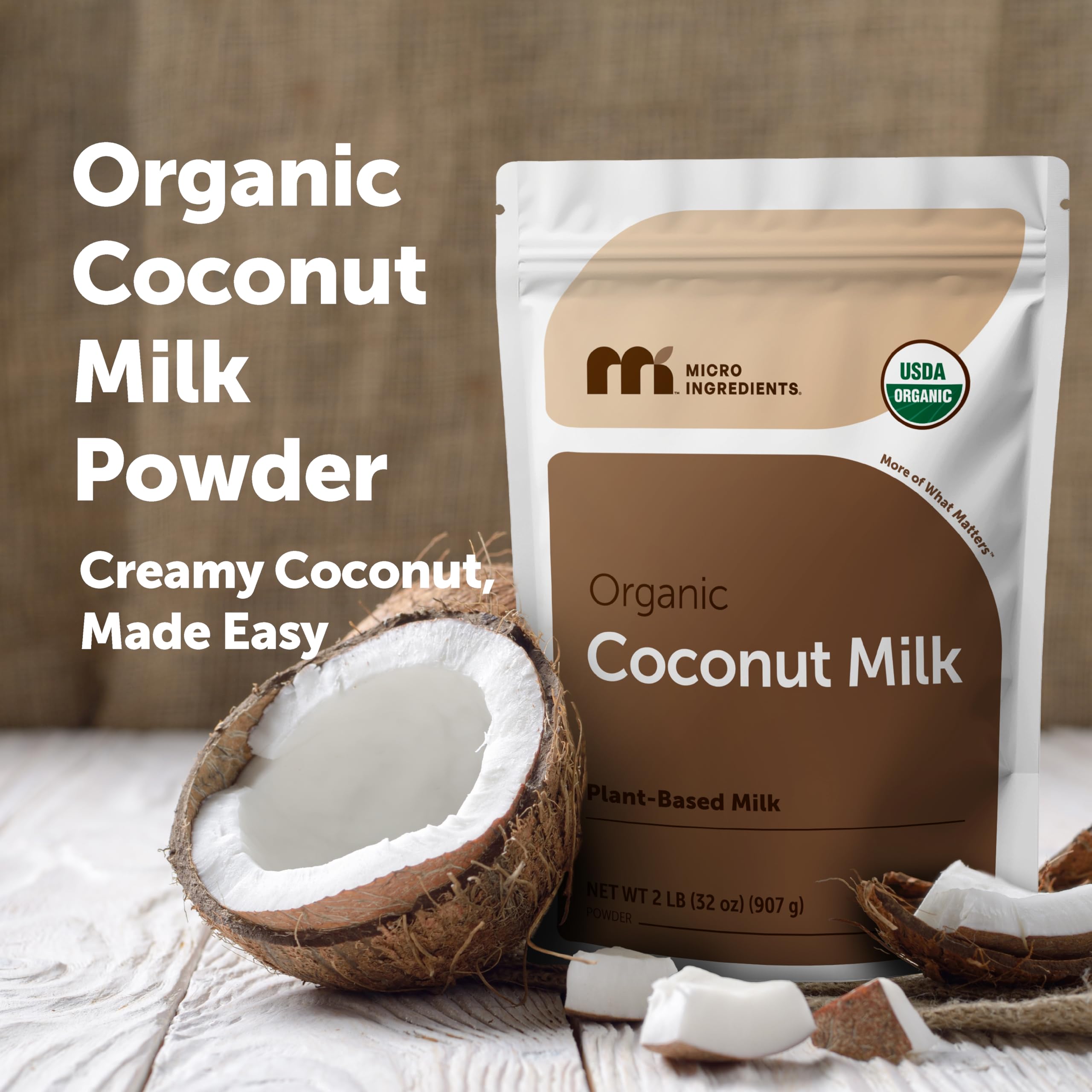 Micro Ingredients polvo incorporado en batido cremoso para energía y cuerpo