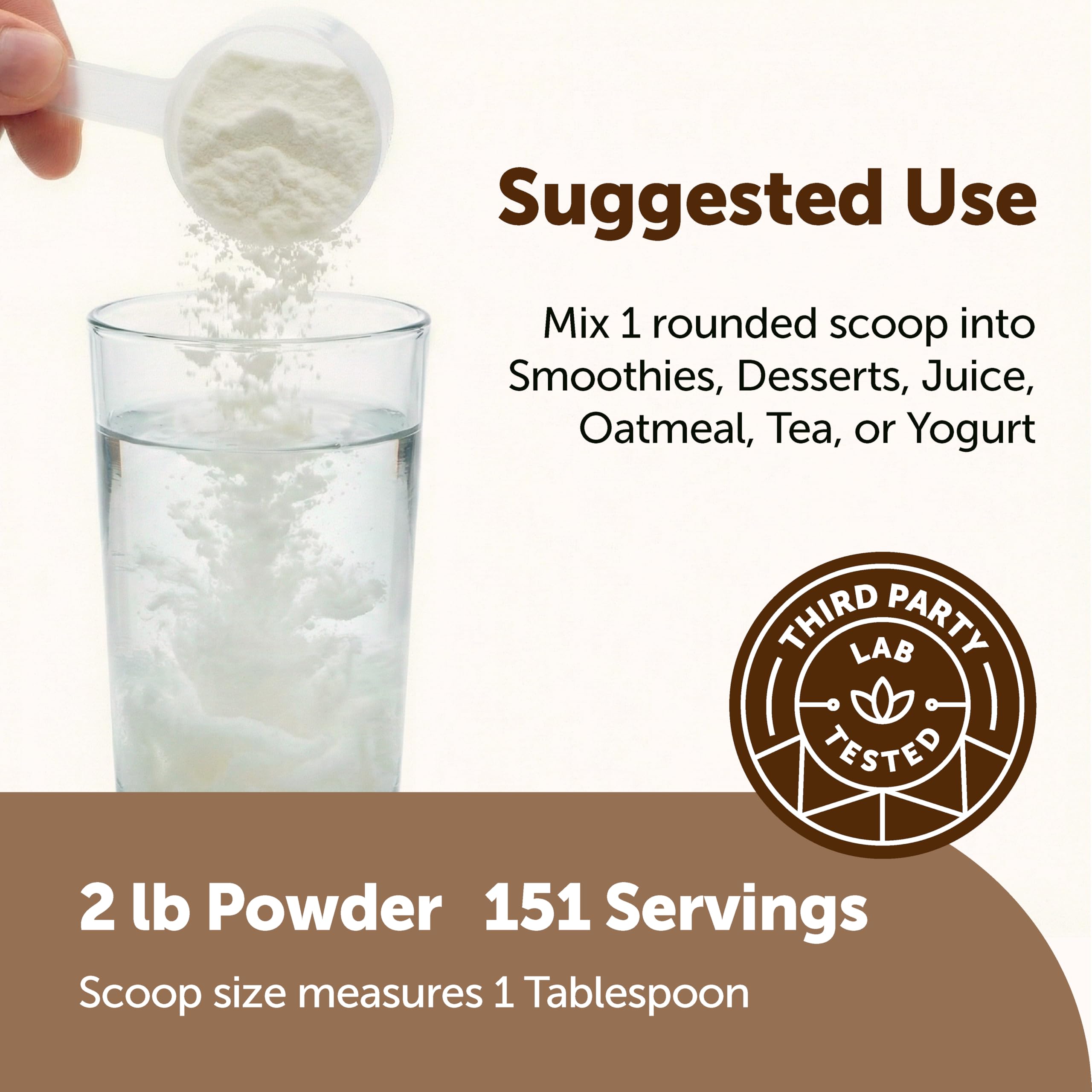Micro Ingredients polvo disuelto en café aportando cremosidad y sabor tropical