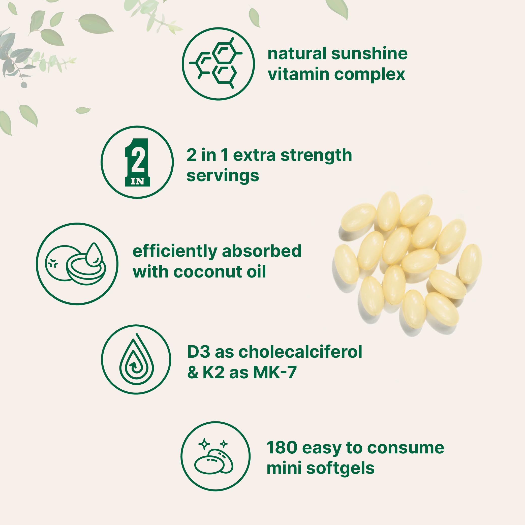 Micro Ingredients softgel en mano para comparar tamaño y facilitar la ingestión