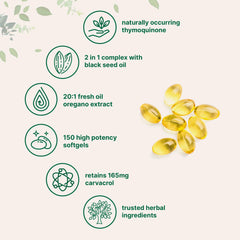 Micro Ingredients softgel en mano para comparar tamaño y facilidad