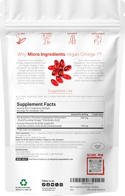 Micro Ingredients close-up of softgel texture highlighting easy-to-swallow veggie shell