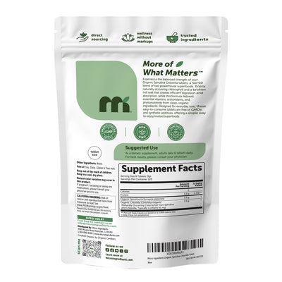 Micro Ingredients tablets beside a morning bowl showing simple addition to routine