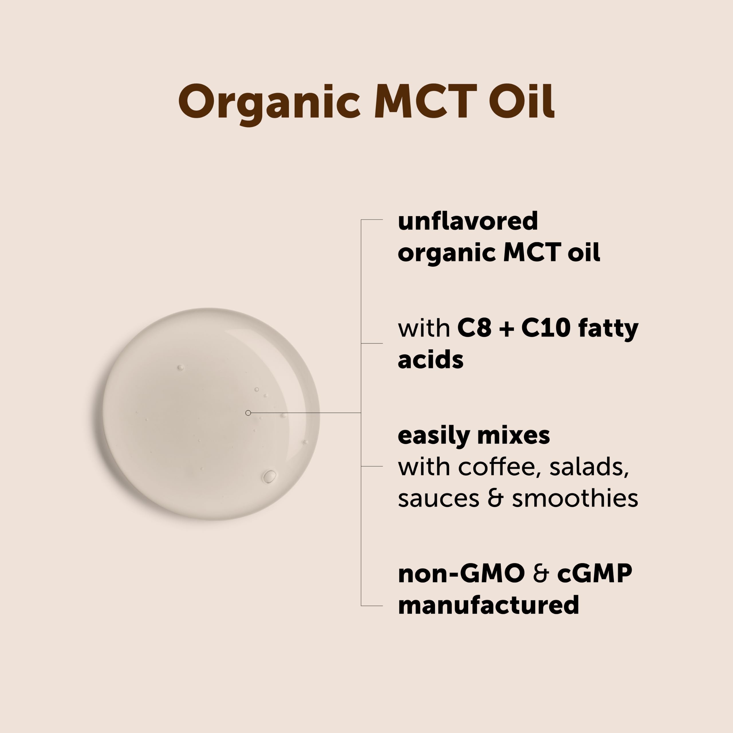Micro Ingredients textura del aceite vertiéndose, garantía de pureza