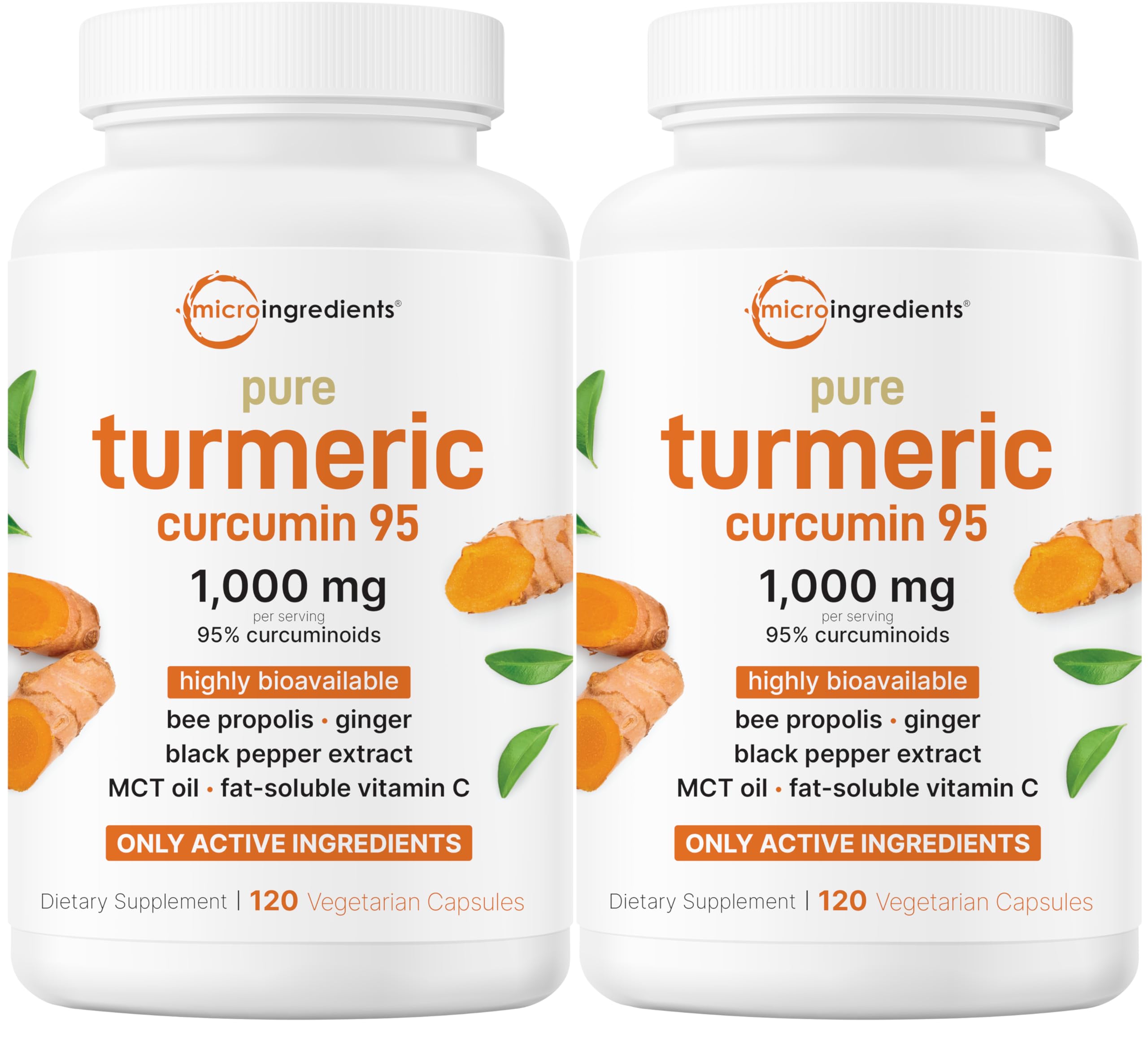 Micro Ingredients front packaging showing bottle and compact label, clear potency benefit
