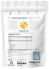 Micro Ingredients close-up of softgels showing smooth texture and easy swallowing