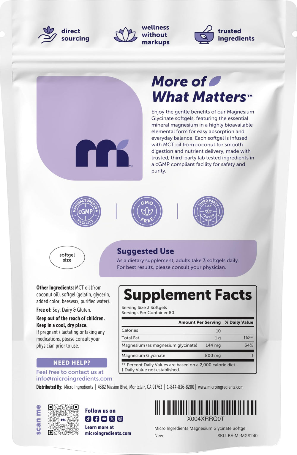 Micro Ingredients suplemento en entorno doméstico para rutina diaria