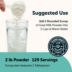 Micro Ingredients leche de cabra en batido de frutas, aporta sabor y cremosidad natural