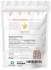 Micro Ingredients primer plano de softgel mostrando textura y brillo