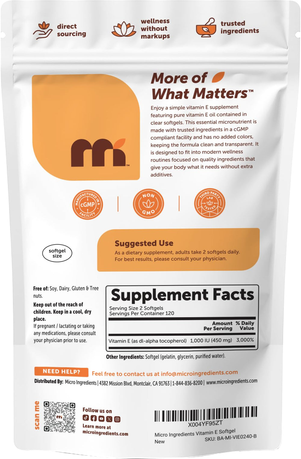 Micro Ingredients softgel junto a desayuno para sugerir toma con grasa alimentaria