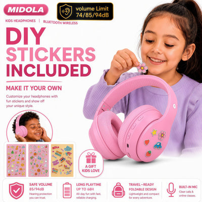 MIDOLA guía para padres y pegatinas para personalizar y configurar seguridad