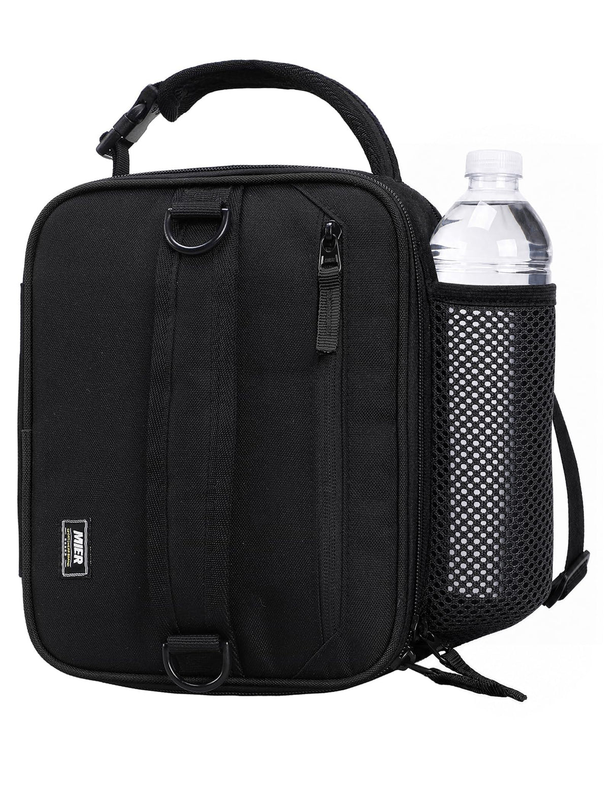 MIER lunch box front view showing exterior design and compact benefit