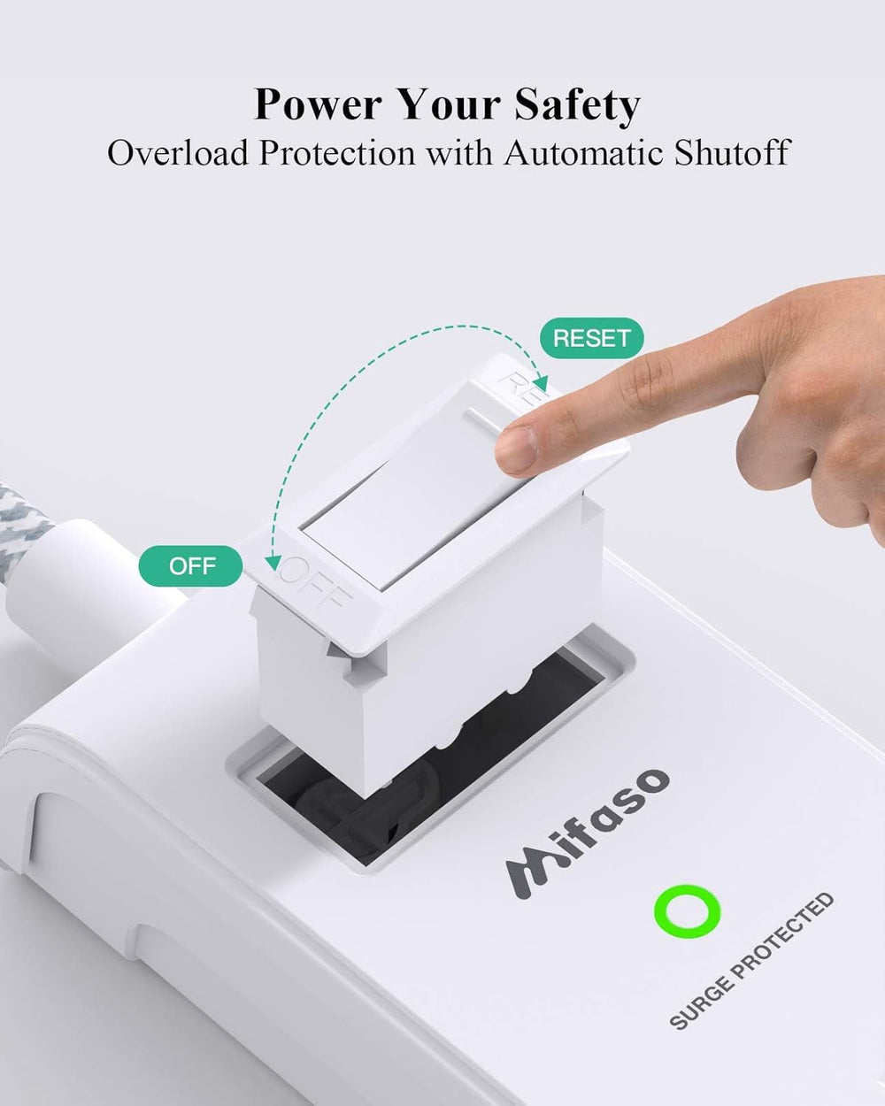 Mifaso enchufe plano 45° para ahorro de espacio junto a pared