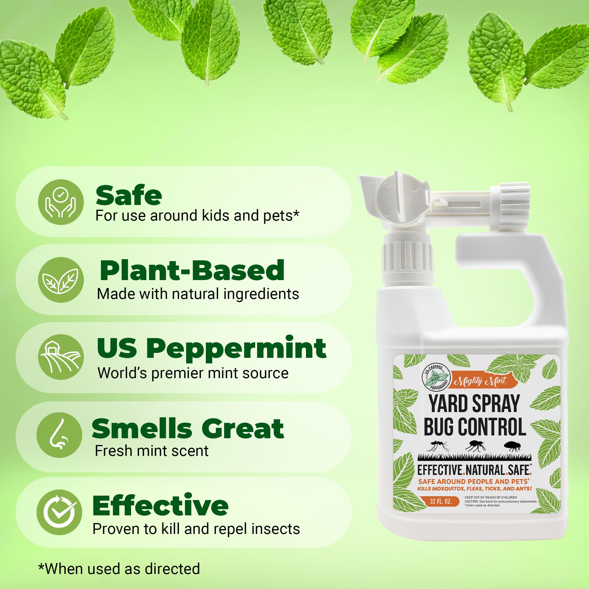 Mighty Mint detalle del atomizador y boquilla, uso cómodo y controlado