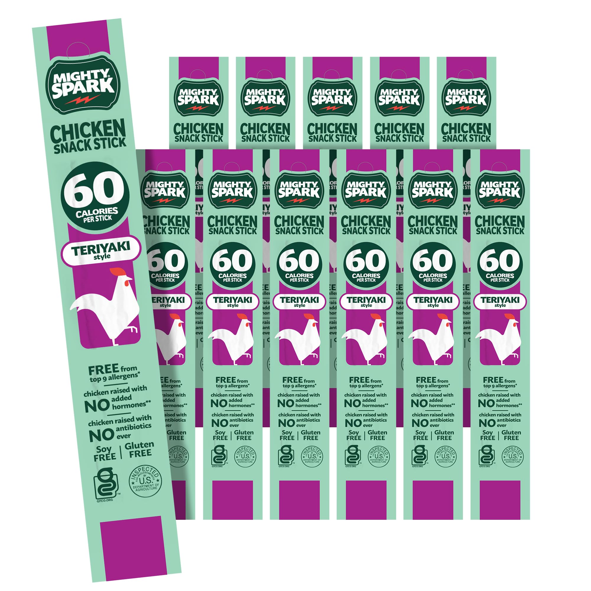 Mighty Spark frente del empaque mostrando 12 unidades y conveniencia