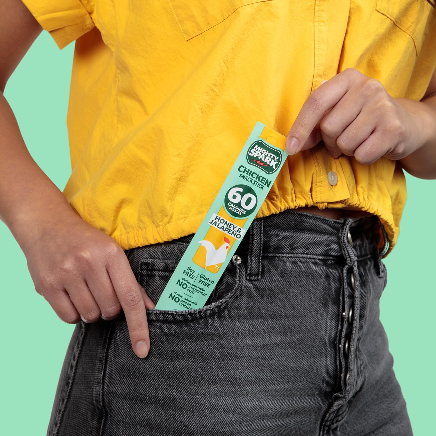 Mighty Spark etiqueta con ingredientes claros y transparencia nutricional