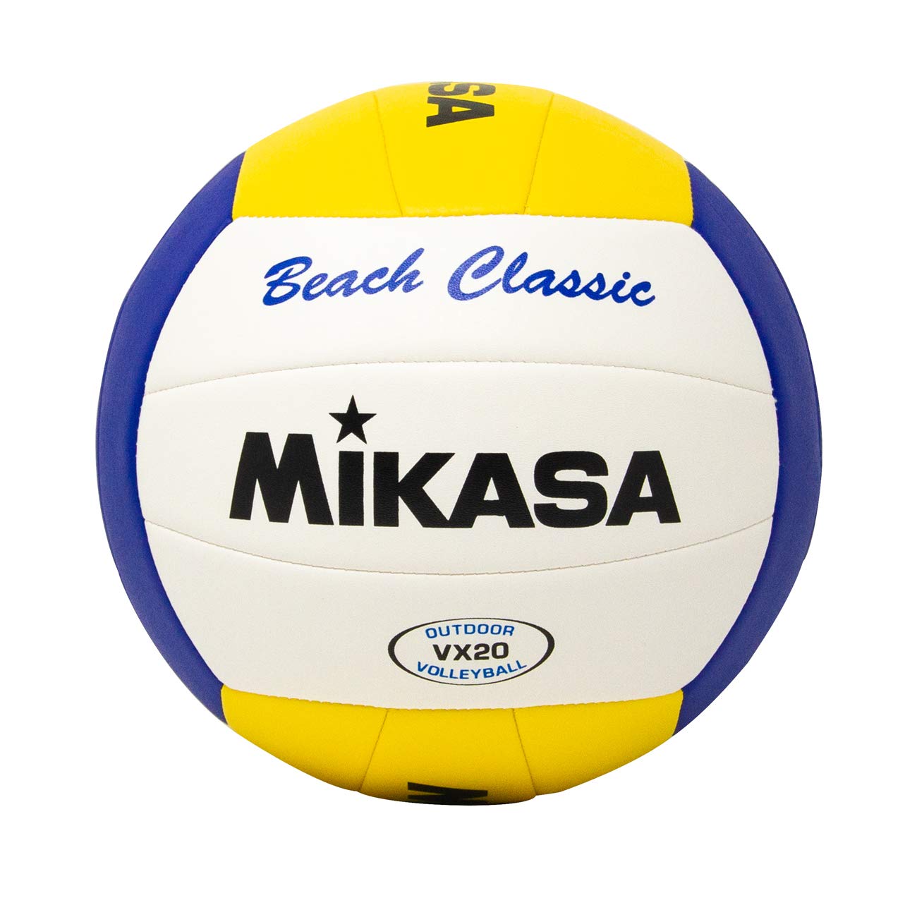 Mikasa VX20 front view showing three-color design and improved visibility