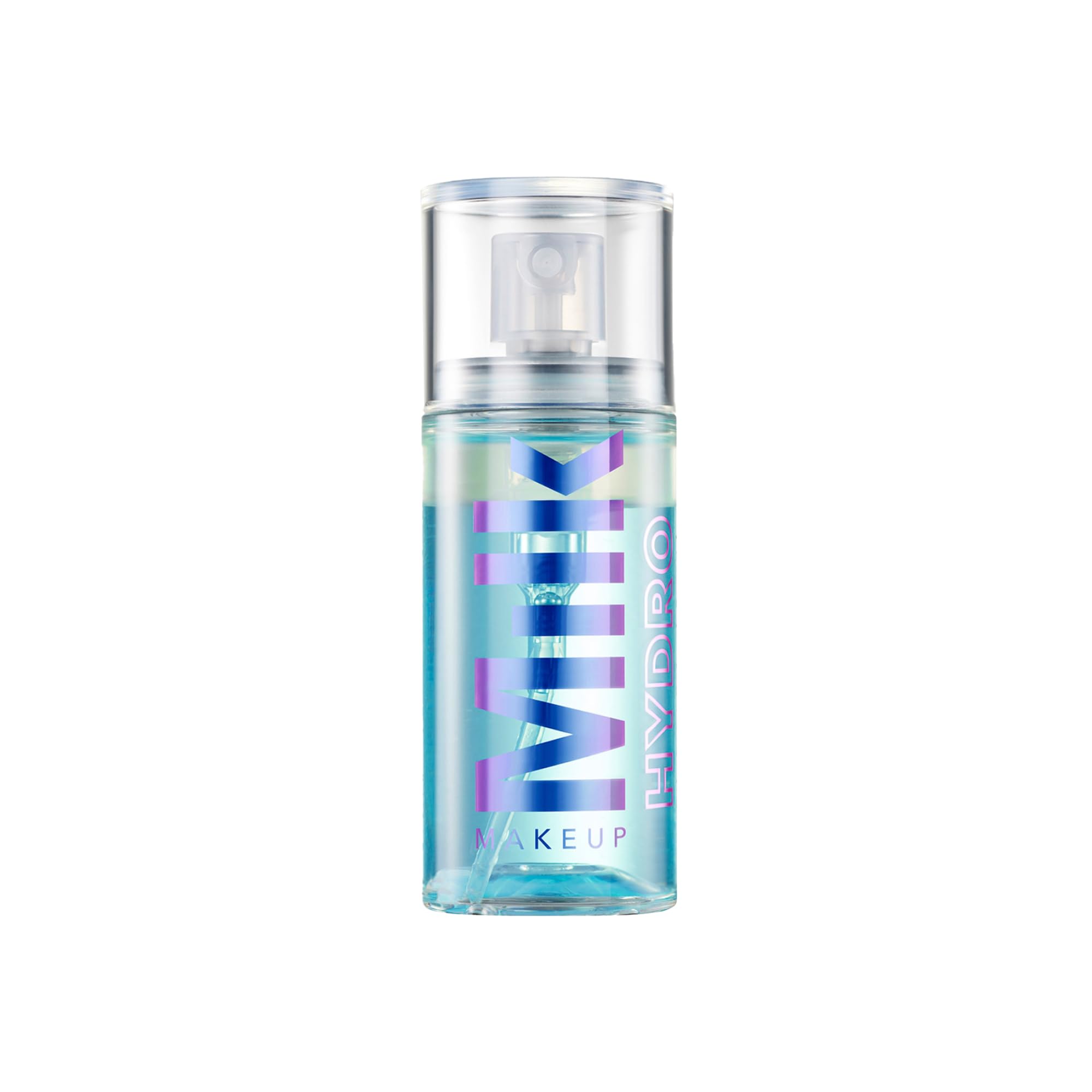 Milk Makeup spray frontal mostrando botella y diseño, conveniencia de uso
