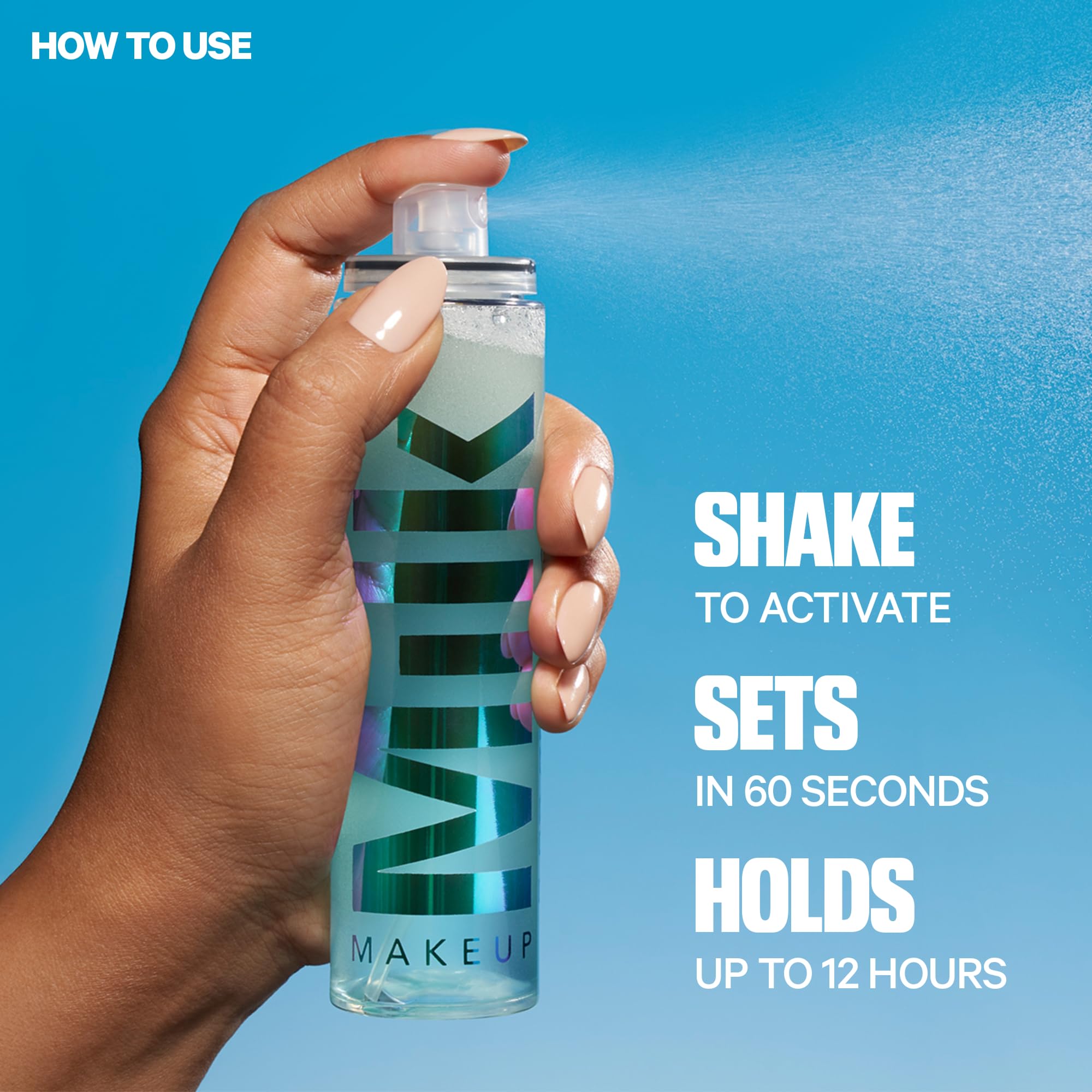 Milk Makeup junto a regla para comparar tamaño 1.69 oz, fácil transporte